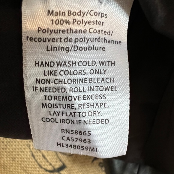 Trouvé Black Faux-Leather Fringe Jacket - Picture 8 of 10